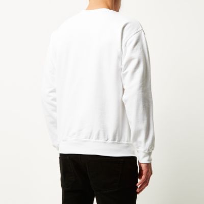 White print jumper